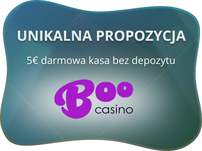 Bonus bez depozytu Boo – 5 EUR darmowych pieniędzy